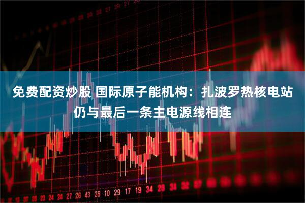 免费配资炒股 国际原子能机构：扎波罗热核电站仍与最后一条主电源线相连